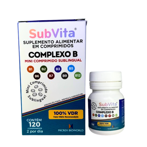 Subvita Complexo B - 120 mini comprimidos - Image 2