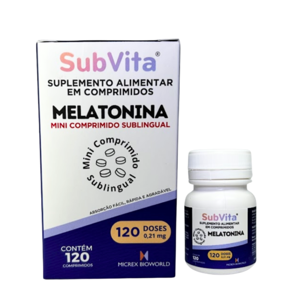 Subvita Melatonina - 120 mini comprimidos - Image 3